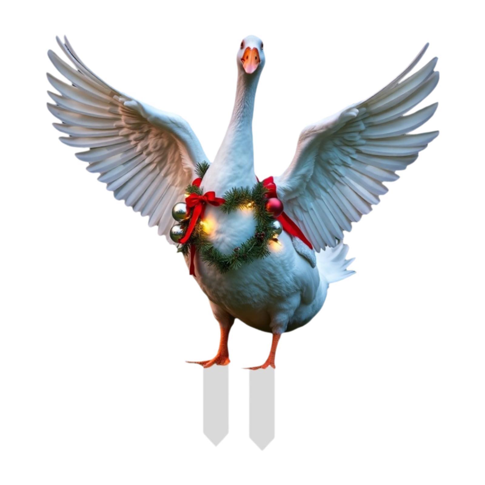 

Garden Duck Stake Yard Art Decorative Insert Ornament for Balcony Home House