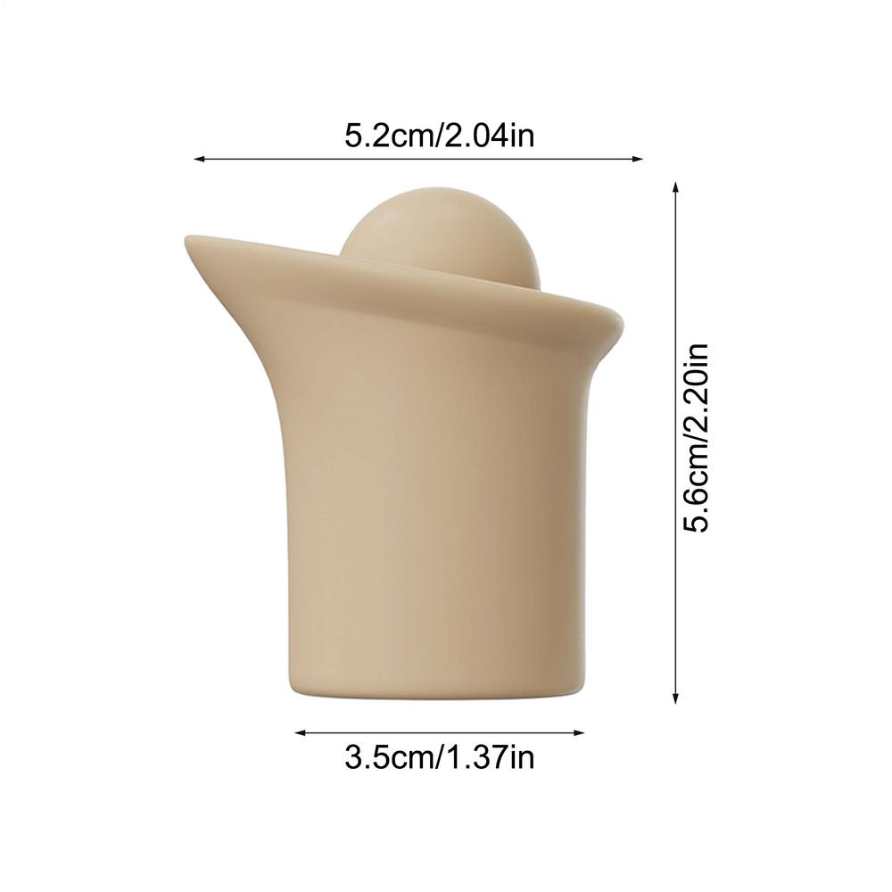 Wine Bottle Pourer Reusable Silicone Wine Stopper Leakproof Champagne Bottle Sealer Keep Drinks Fresh for Home Kitchen Bar Use