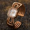 CANSNOW Luxury Watch Female Fashion Stainless Steel Women's Bracelet Bangle Watches Ladies Elegant Dress Watch Bayan Kol Clock