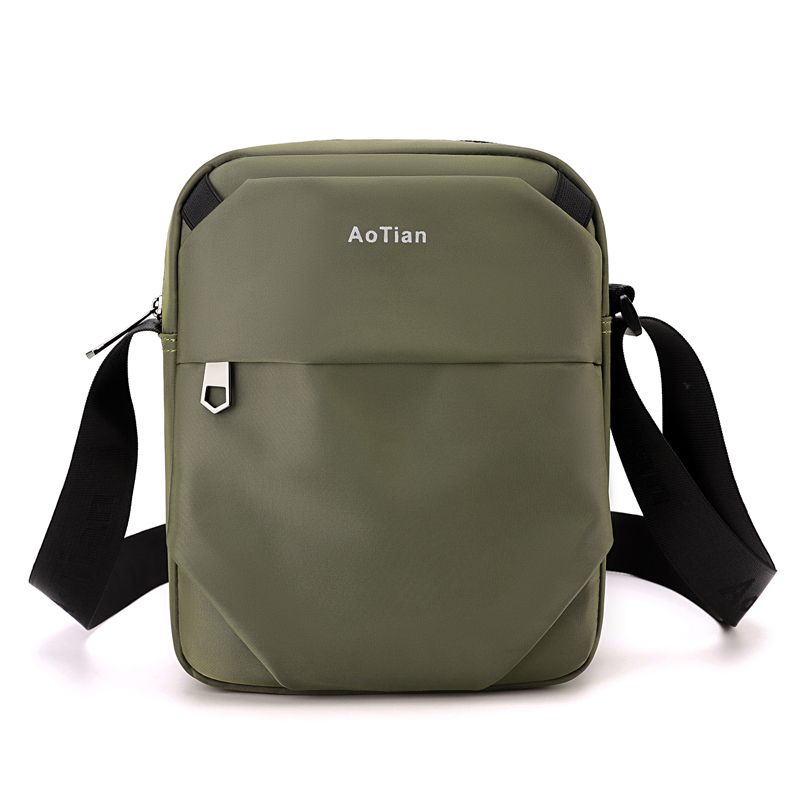 

Vertical Outdoor Casual Canvas Men s Bag Army Green