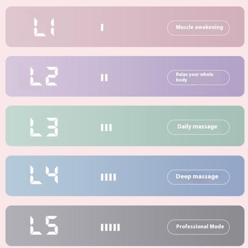 Portable Percussion Fascia Ring Usb Charging Massage Belt Vibrating Neck Membrane Massage Relaxation Shoulder Massage