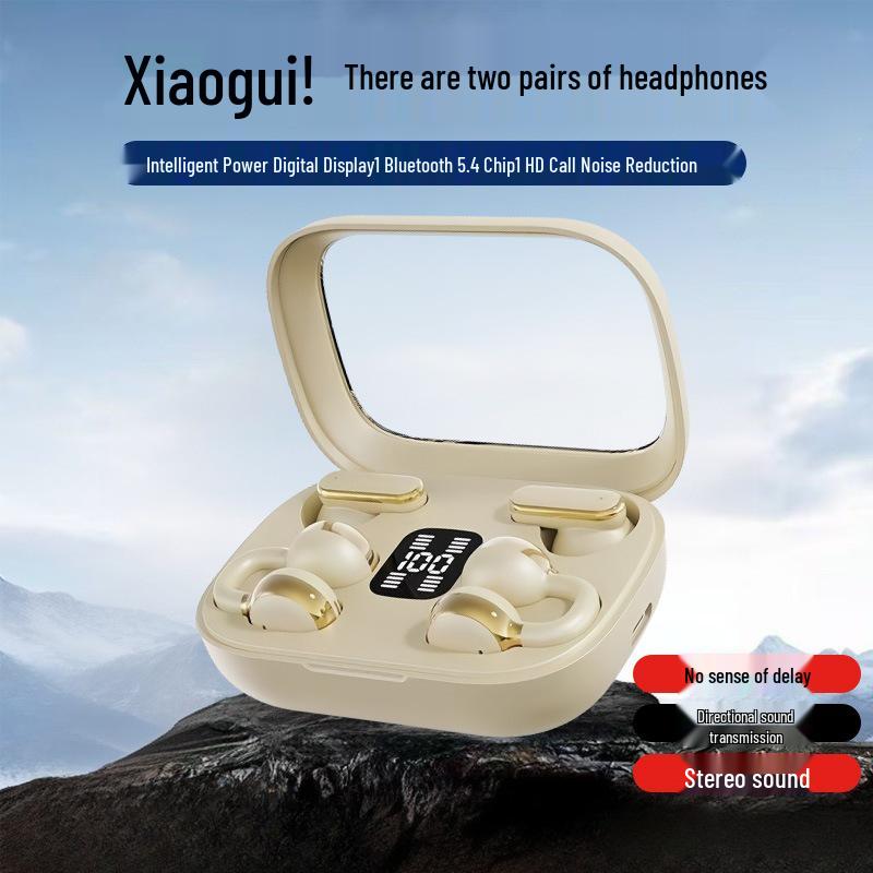 Q10 Couple's Bluetooth Earphones: High Sound Quality, Long Battery Life, Noise Reduction, Secure Fit, Set of Four.