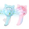 Cartoon Hand-Pressed Hand-Cranked Small Fan Mini Portable Hand-Held Manual Press Small Fan Novelty Popular Children Fan