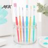 High Elasticity Art Brushes 6PCS Paint Brush, with Candy Colored Design, Flexible Nylon Oil Painting Bristles for Watercolor Acrylic Artist Supplies