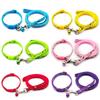 24set Adjustable Reflective Collars With Leash Cat Traction Rope Outdoor Dog Walking Anti-lost Pet Lead Supplies