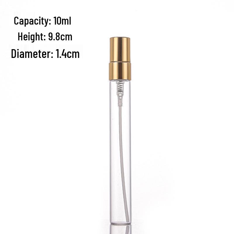 Perfume Refillable Glass Spray Bottles - 2ml, 3ml, 5ml, 10ml Flower Water Sample Sizes