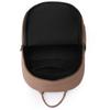 Leather Backpack Women's Solid Color Large Capacity Travel Backpack