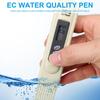 Handheld Electrical Conductivity Tester Digital Meter 1-9990µS Digital Display Testing Pen and Temperature Meter