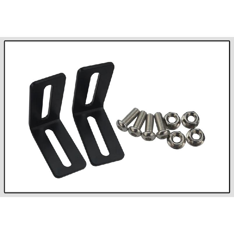 VR - New British Type Universal Engine Oil Cooler Mounting Bracket Kit 2mm Thickness Aluminum VR-OCB01