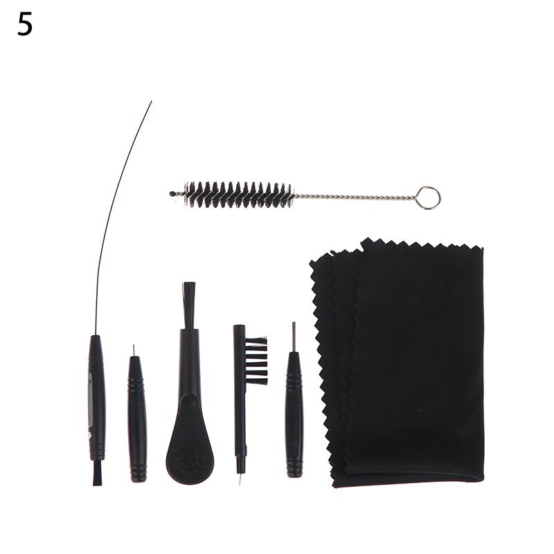 1 Set Hearing Aid Cleaning Tool Hearing Aids Cleaning Kit Brush Vent Cleaner Cleaning Wire With Magnet And Wax Loop Cleaning Set