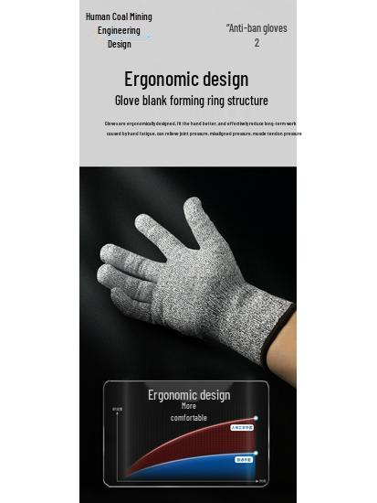 Level 9 Cut-Resistant Gloves: Cut, Puncture, Wear-Resistant; Breathable Non-Slip Protection for Work, Fish Cleaning, Beachcombing, and Kitchen Use.