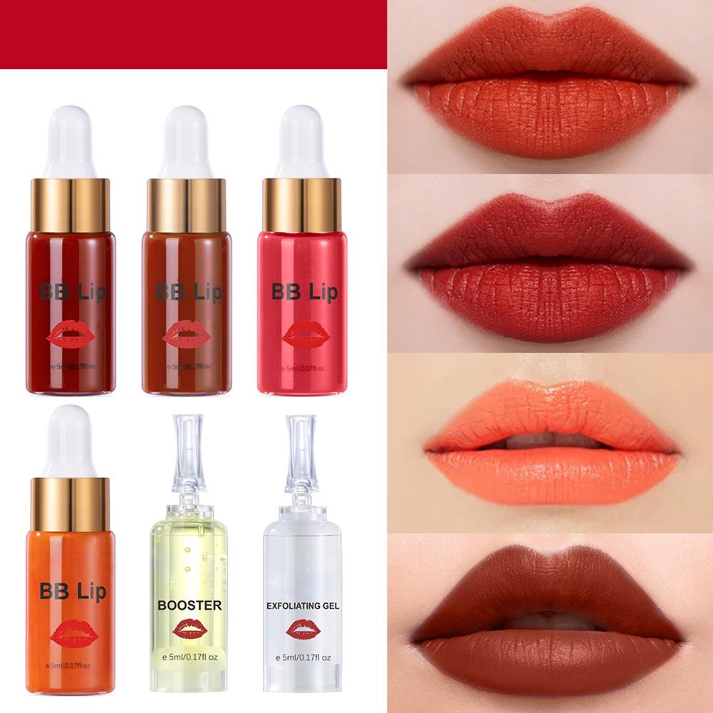 Zestaw serum do ust Bb 5ml*10, wiele kolorów, nawilżający, półtrwały