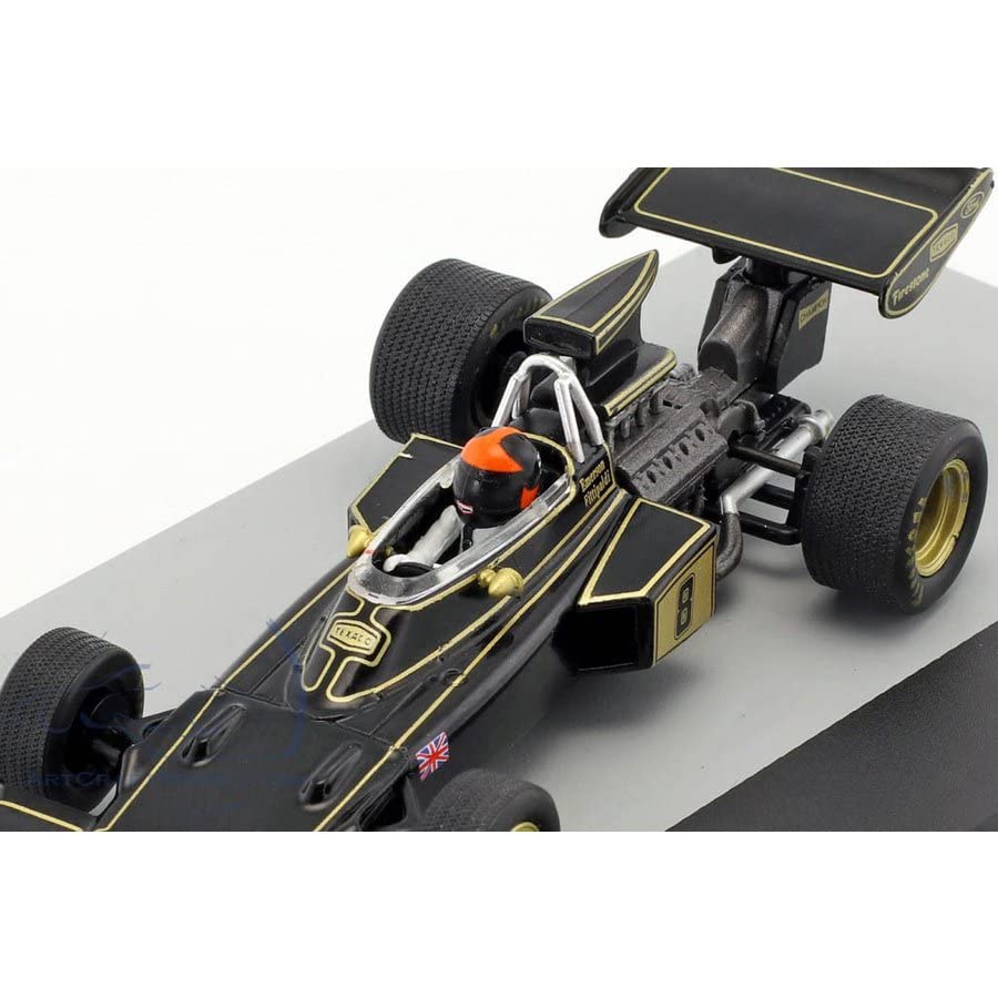 F1 Miniature Car 1/43 Lotus Ford 72D Emerson Fittipaldi JPS British Grand Prix 1972 Winner