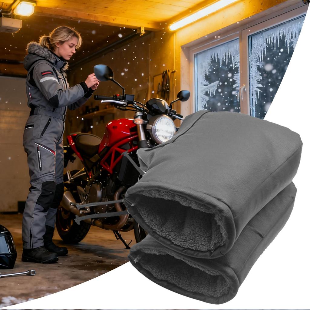 Motocyklové rukavice na řídítka Elektrické Vodotěsné Větruodolné Sněžné skútry Vyhřívané rukavice pro muže Jezdce Dojíždění Jízda Cestování