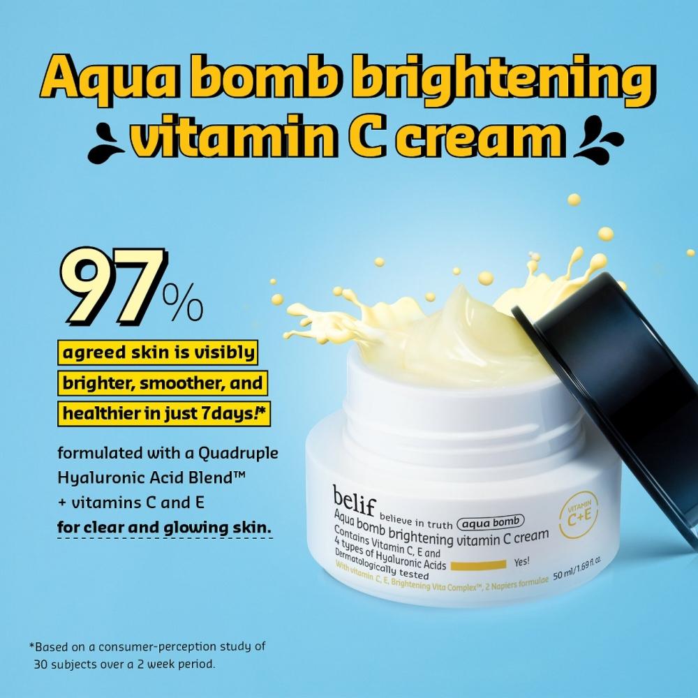 Belif Aqua Bomb Brightening Vitamin C Cream