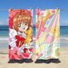 Anime C-Cardcaptor Cute S-Sakura Towel Sports Quick Dry Travel Camping Gear Sandproof Soft Light Large Beach Towel