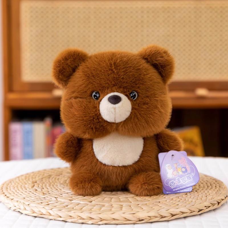 

New animal table with doll Kapibara capybara rabbit small yellow duck mouse elk 8 inch grab machine doll ornament 18Cm