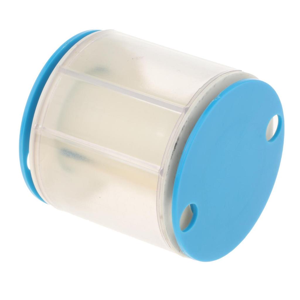 Gymnastics Ribbon Storage Case Spool, Clear View Tape Holder Organizer, Easy to Carry Portable Dance Ribbon Box, Reusable