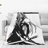 Sephiroth Ffvii Final Fantasy Decke Fleece Frühling Herbst Super Warme Überwurfdecken für Bettwäsche Reisebettwäsche Überwürfe