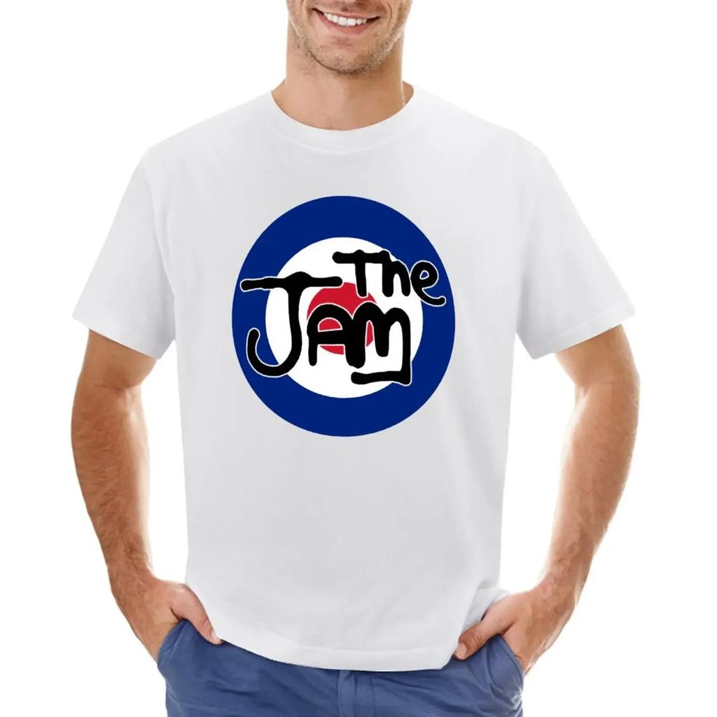 The Jam - Mod Target V1 T-shirt zwaargewicht sneldrogend fruit of the loom heren t-shirts