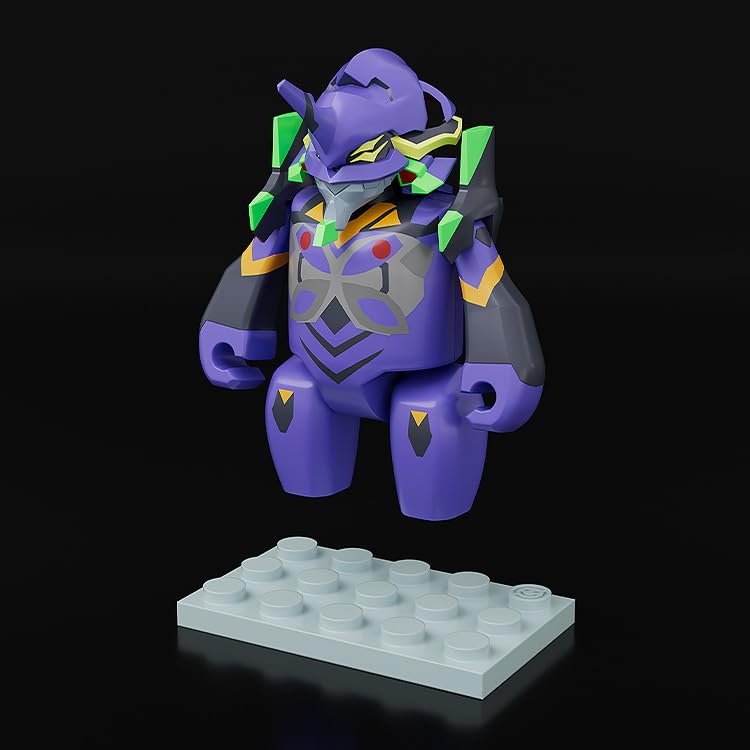 Good Smile Company BRICKROID New Theatrical Edition Evangelion Plastic Painted Movable Figure Evangelion Unit-13 Non-scale