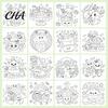Kids Art Education Materials Children's Coloring Book, with Cute Animal Theme, Thick Paper Sketchbook, Preschool Painting Practice Drawing And