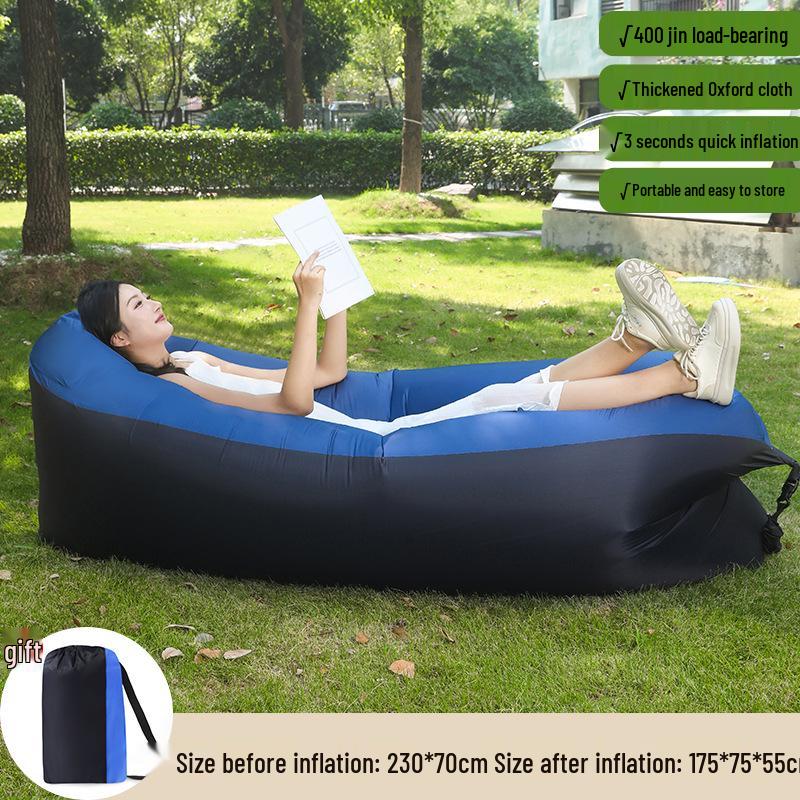 Festival Inflatable Sofa & Roll-Up Table for Outdoor Picnics