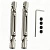 2 Pieces Front Rear Drive Shaft Set Upgrade Part RC Metal Smooth Rotation Hobby Parts