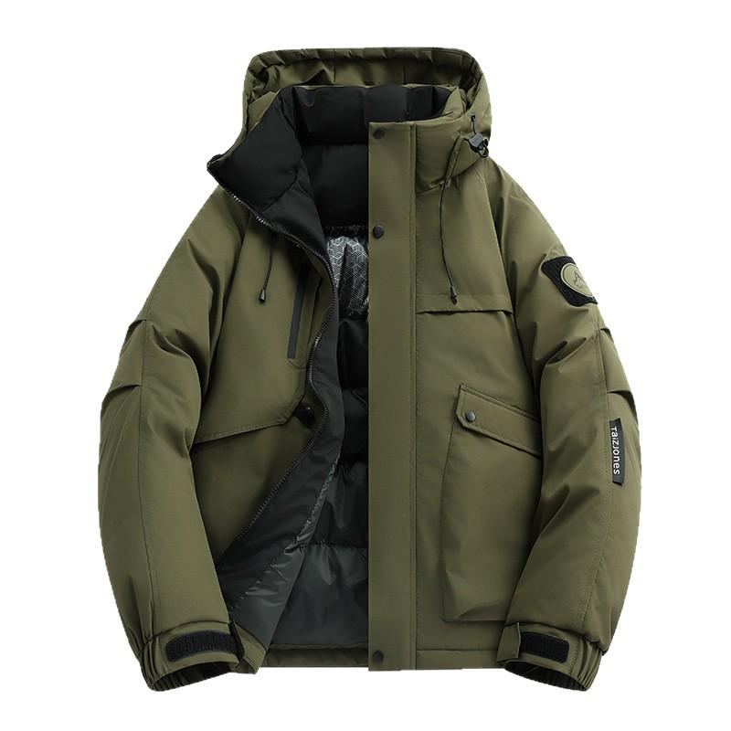 Winter Hooded Couple's Outdoor Windbreaker: Youth Casual Water & Windproof Mountaineering Jacket