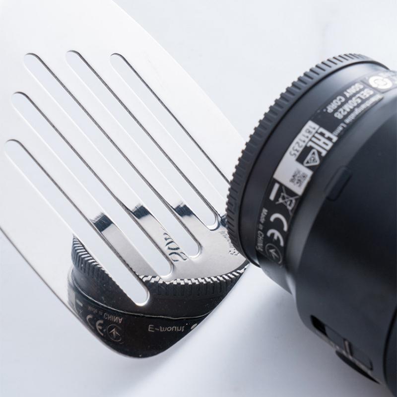 HANYANG Holzgriff, Edelstahl-Kochgeschirr, 304 Edelstahl, Spatel, Fondue-Topf, großer Trichter, Küchenutensilien