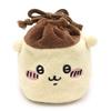 Marimocraft Face Drawstring Bag with Chestnut Manju