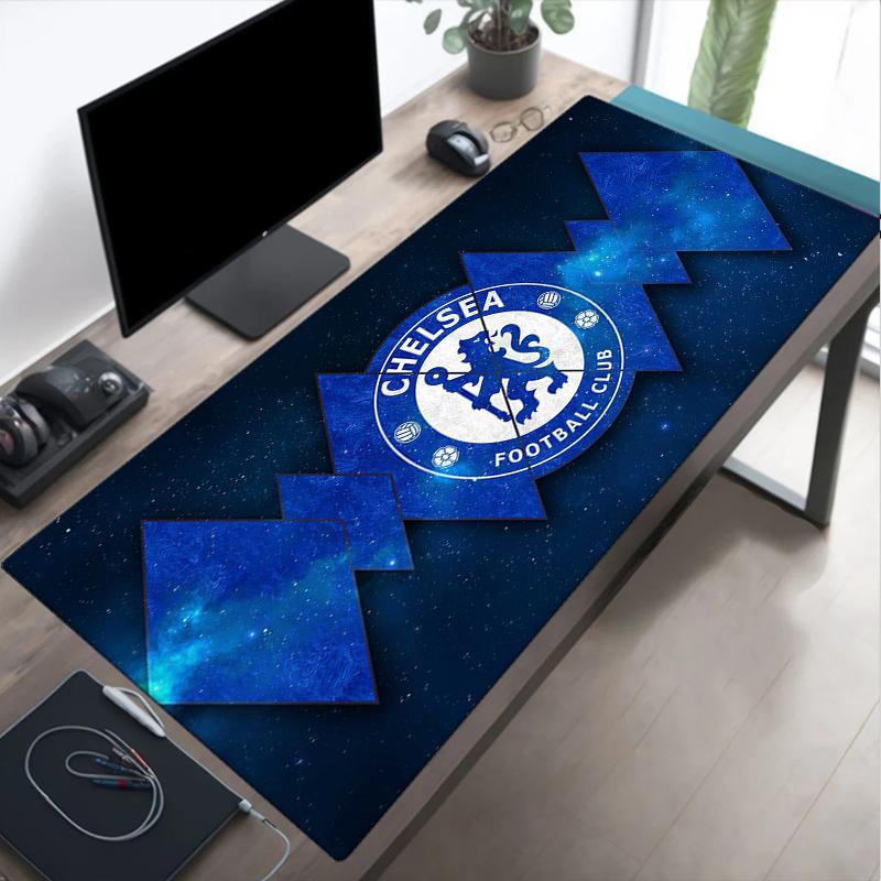 Blue Chelsea Football Club Logo Mouse pad, Gaming Mouse Pad, keyboard pad, Desk Decor for computer notebook Fan Gift Birthday Gift