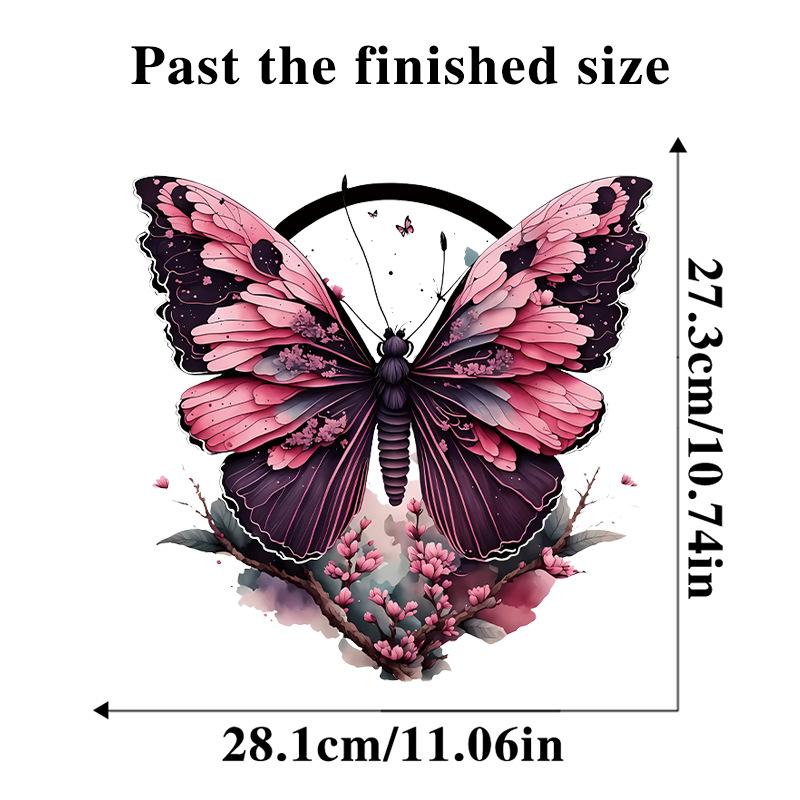 

Наклейки на стену «Цветок бабочки» Креативные наклейки на туалет для украшения ванной комнаты Водонепроницаемые наклейки для крышки унитаза 30x30cm разноцветный