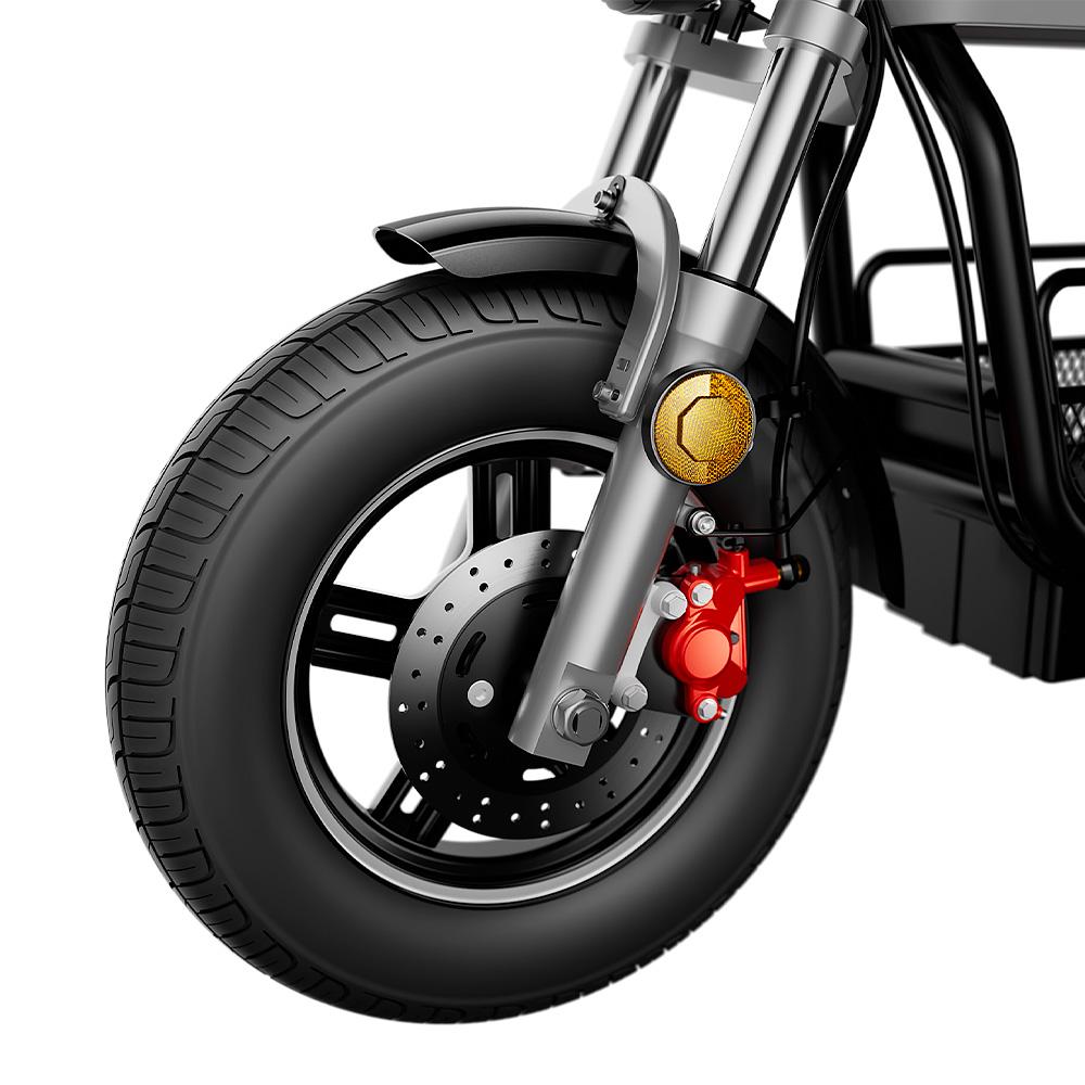 IScooter DX5Pro 2000W Elektrická koloběžka pro dospělé 52V20AH, Rychlost 60 km/h, 17" Terénní pneumatiky, Hydraulické brzdy, TCS NFC, Košík v ceně