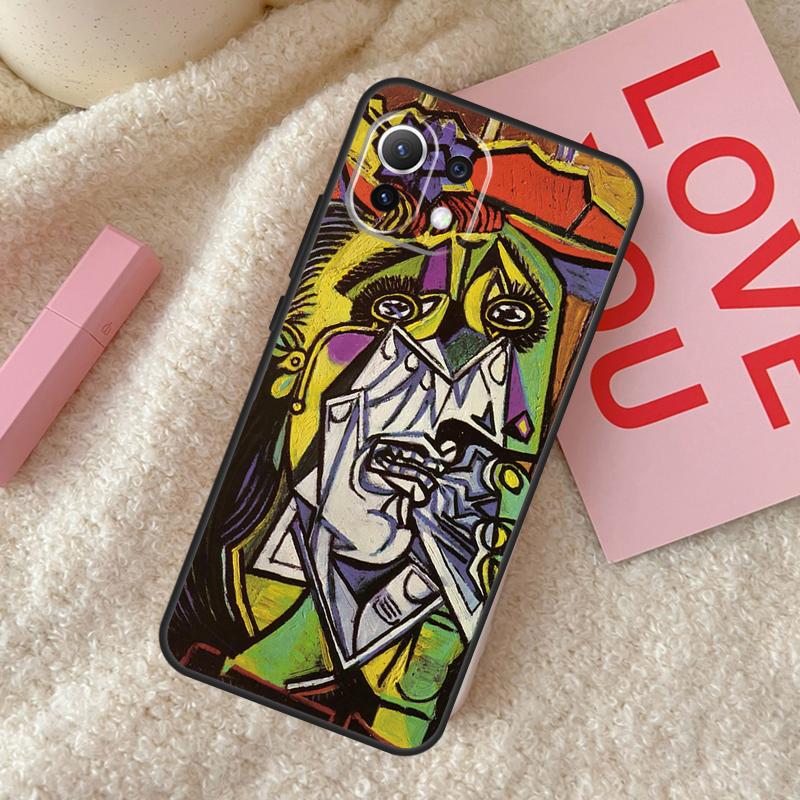 Picasso Abstract Art Painting Case For Xiaomi 14 15 Ultra 15T 14T 13T Pro 17 Pro Max POCO X7 Pro X3 X5 X6 F5 F6 F7 F8 Cover