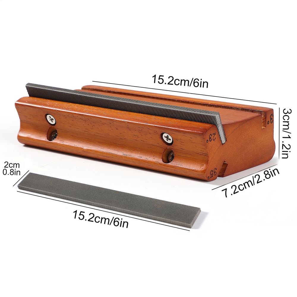 

Guitar Bevel File Precision Fret Crowning File Kit 3/23/35-Degrees Beveling Rasp Luthier Filing Gear For Basses Guitars Ukulele