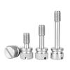 Yigu 304 Anti-Loosening Knurled Head Captive Screw with Anti-Slip Design