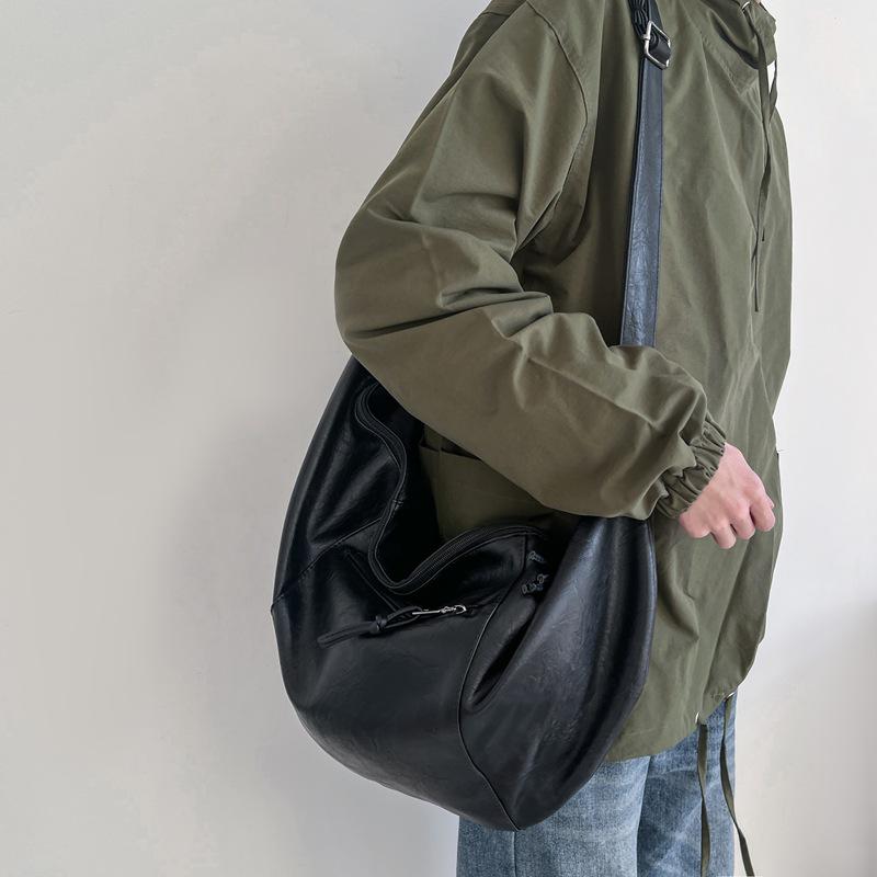 Męska torba motocyklowa o dużej pojemności - Modna torba crossbody i na ramię do fitnessu i na co dzień