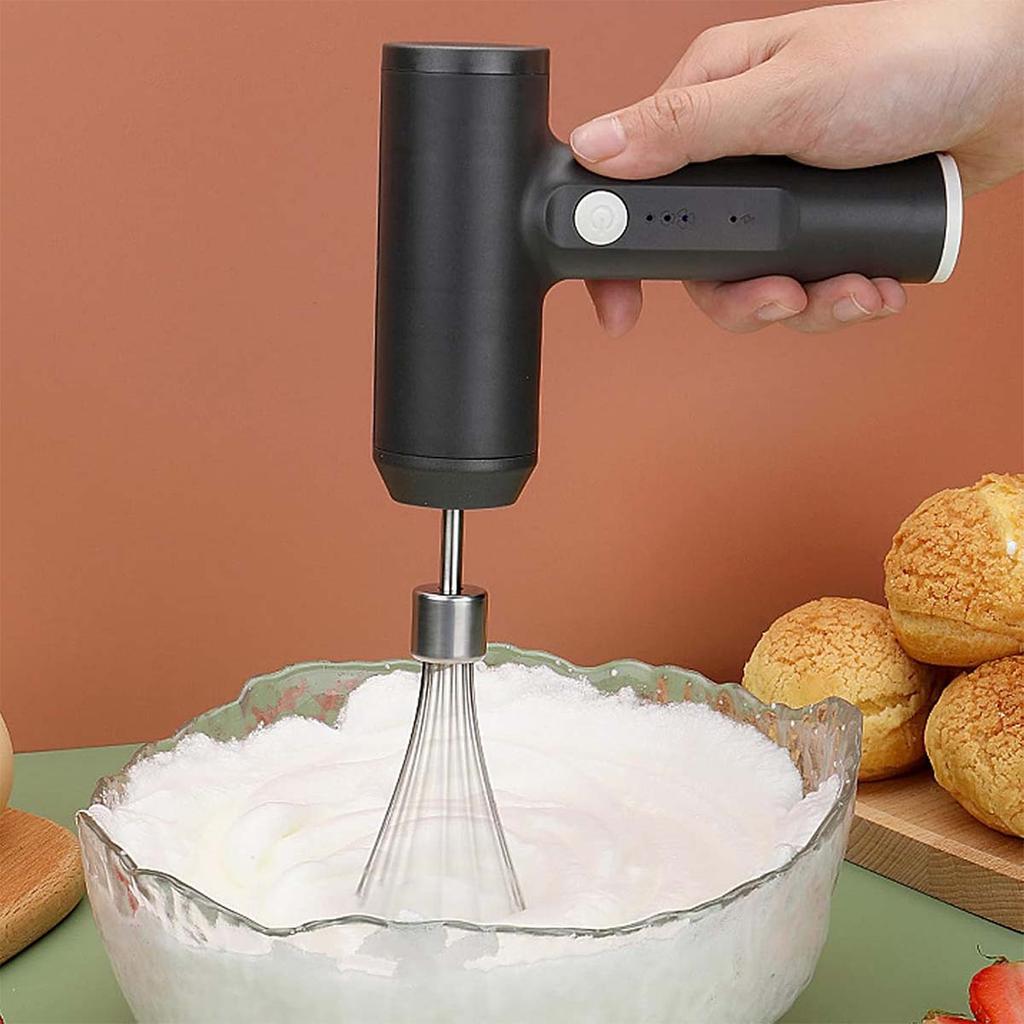 Electric Egg Beater 3 Speed Handheld Mixer Rechargeable 800Mah Wireless Portable Egg Whisk For Kitchen Baking