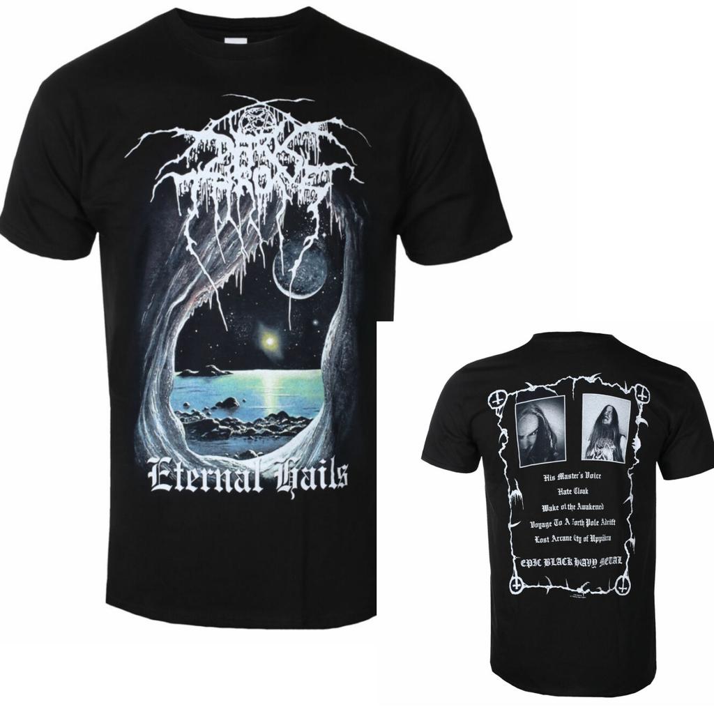 Yk Darkthrone Graphic Cotton Tshirt Unisex Summer Short Sleeve Fashion Brand Tee Luxury Casual Vintage Tees