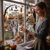 Halloween Glass Sticker Set for Window Decorations