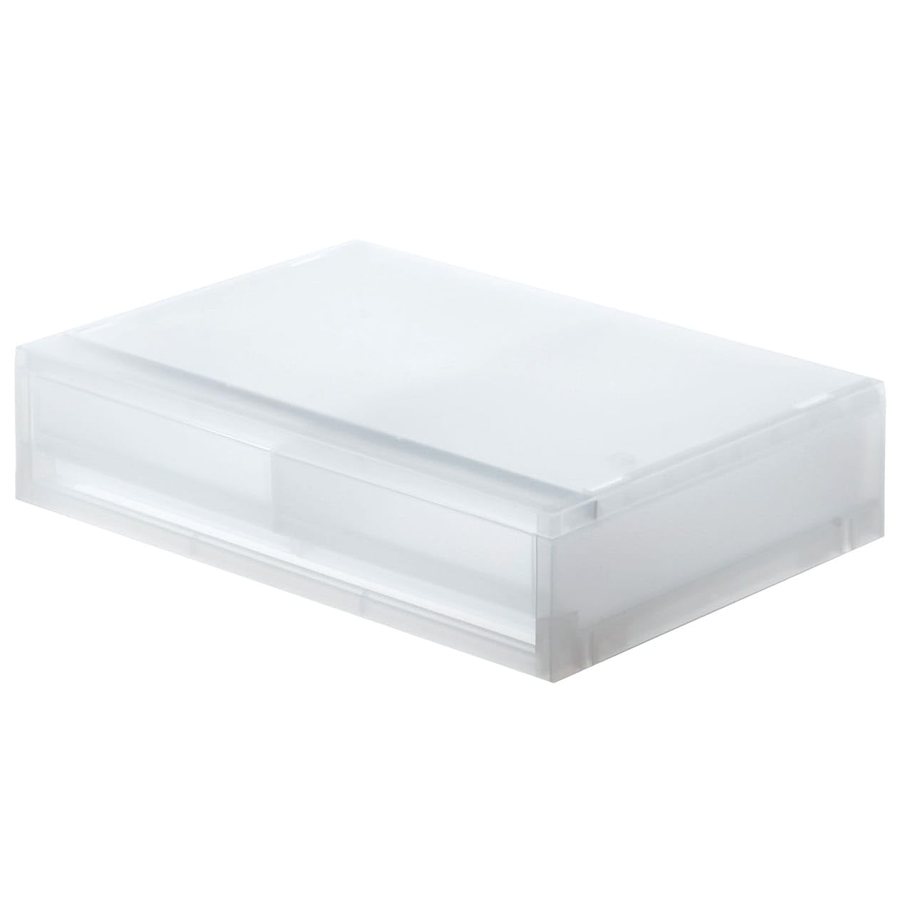 MUJI Полипропиленовый органайзер для мелких предметов с 2 ящиками 83831875, Широкий, Маленький, Ящики,
