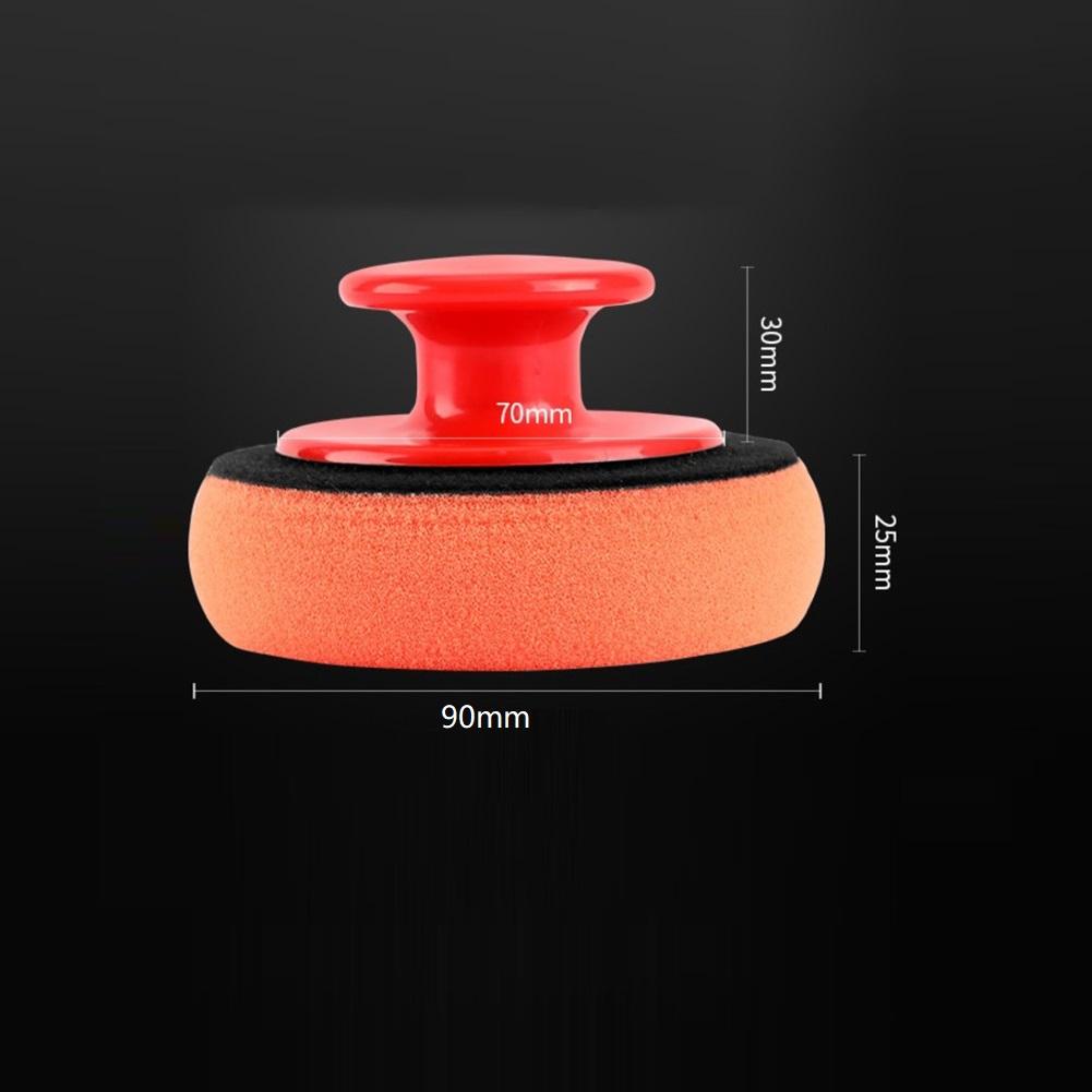 Hot Sale Protable Waxing Sponge Polishing 10cm Applicator Pad Drop Car Wax Kit Microfiber Sponge Cleaning Foam