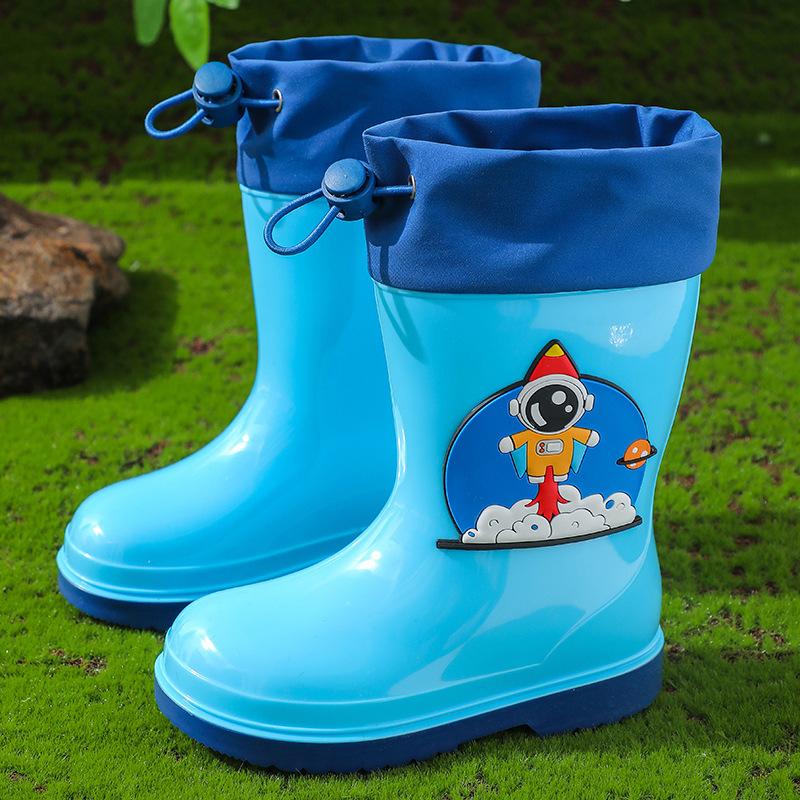 Kinder-Regenstiefel für Mädchen, Gummi-Schuhe für Kleinkind-Mädchen, Rutschfeste Regenstiefel für Jungen, Schüler und Kleinkinder, Wasserdichte Wasserschuhe