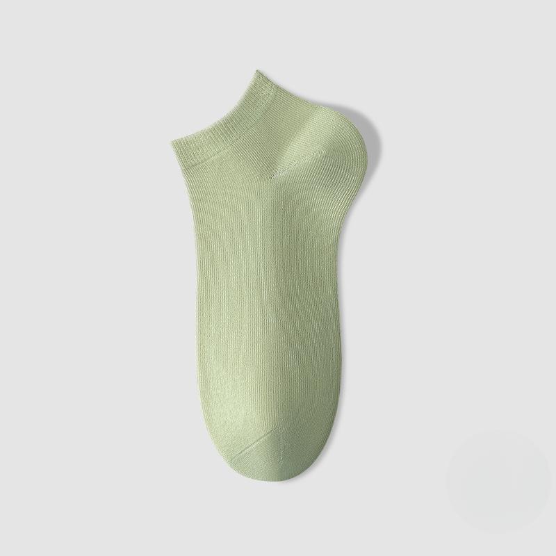 Male Thin Summer with Pure Cotton Antibacterial Deodorizes Absorb Sweat Permeability Is Boneless Short Socks