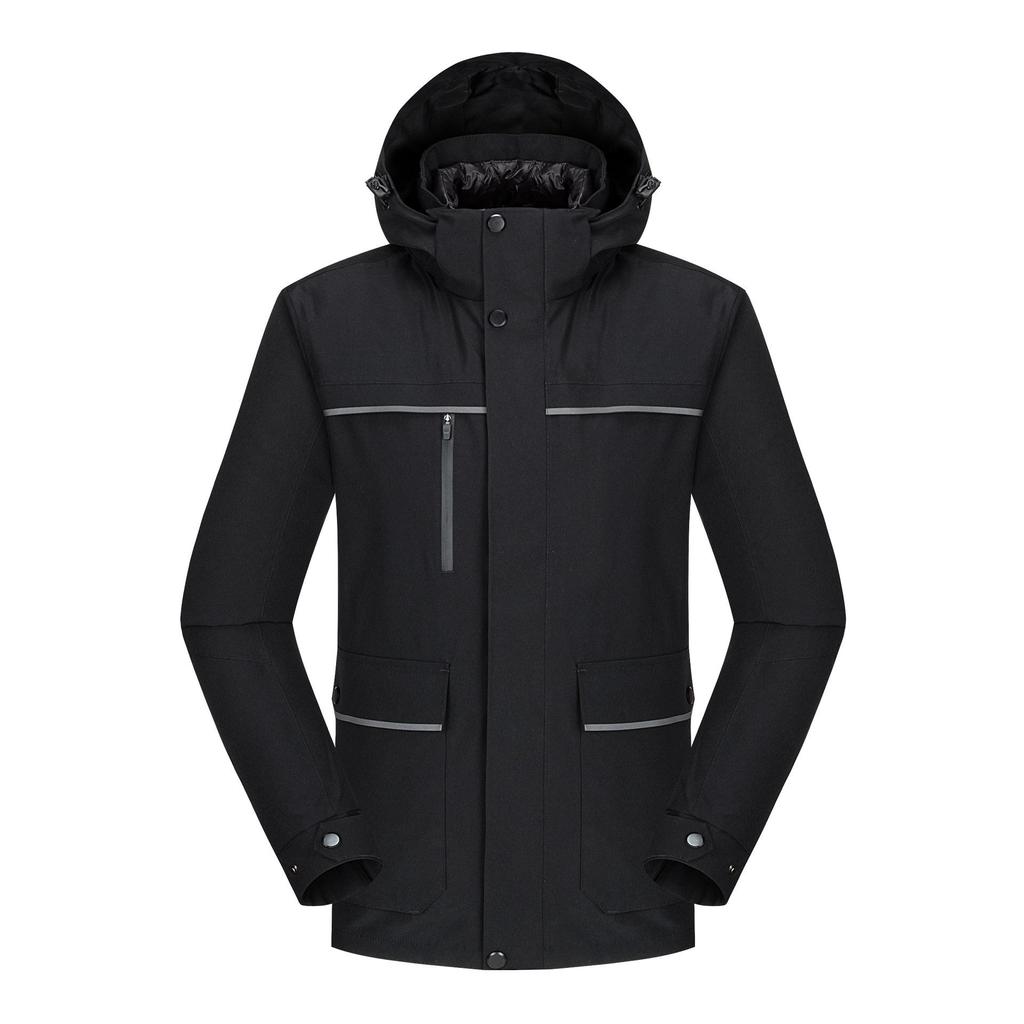 Premium 3-in-1 Unisex Ski Suit: Thickened, Windproof 90% Down Business Jacket and Outerwear Set