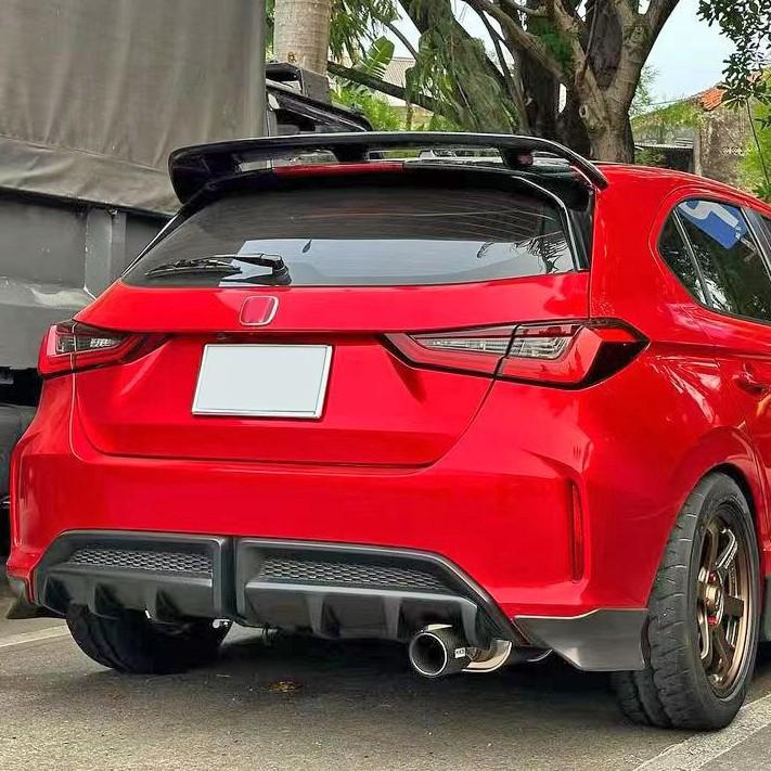 Rear Bumper Lip & Side Protector for 20-25 Fit Hatchback Models
