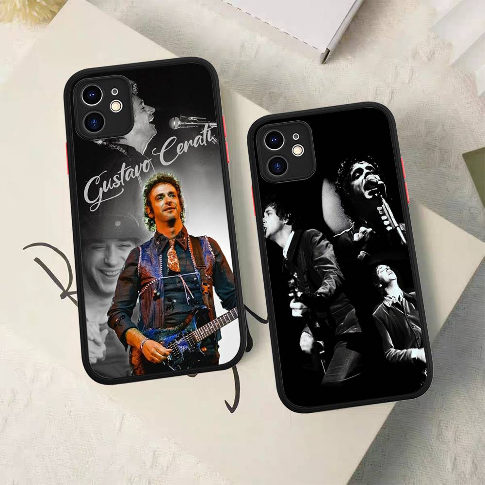 Gustavo Cerati Soda Stereo For iPhone Air 16 15 14 Plus 13 12 11 Pro Max Matte Cover Jelly Shockproof Phone Case