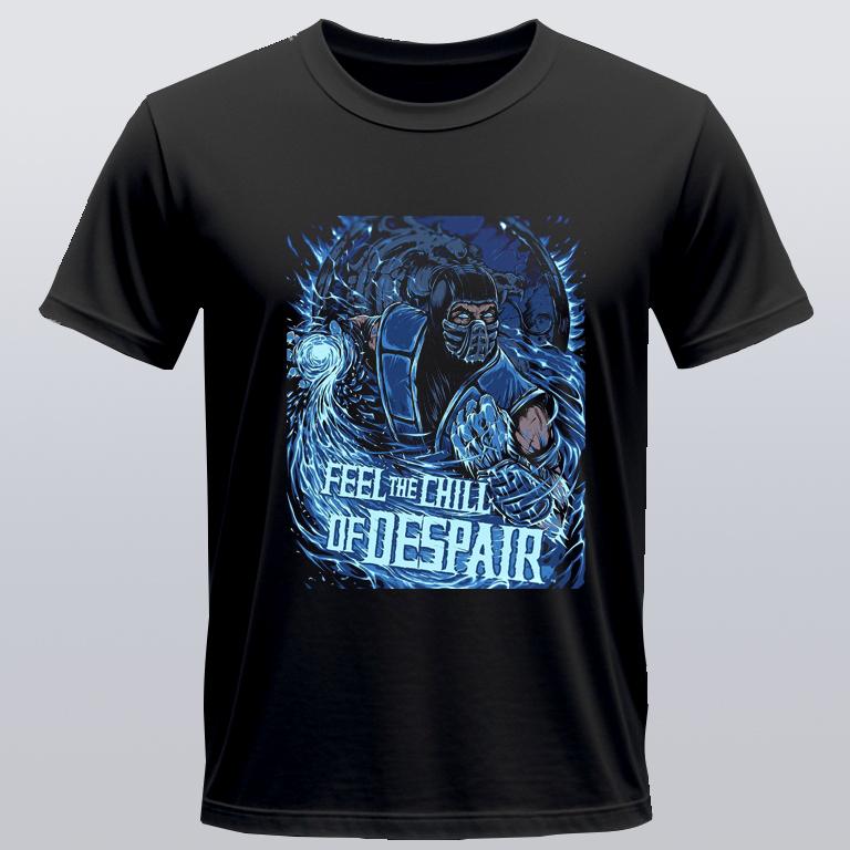 

Sub-Zero Mortal Kombat game t-shirt cotton cartoon graphic Mens Clothing Casual t shirts Vintage Men Women Streetwear Tees - ... S разноцветный