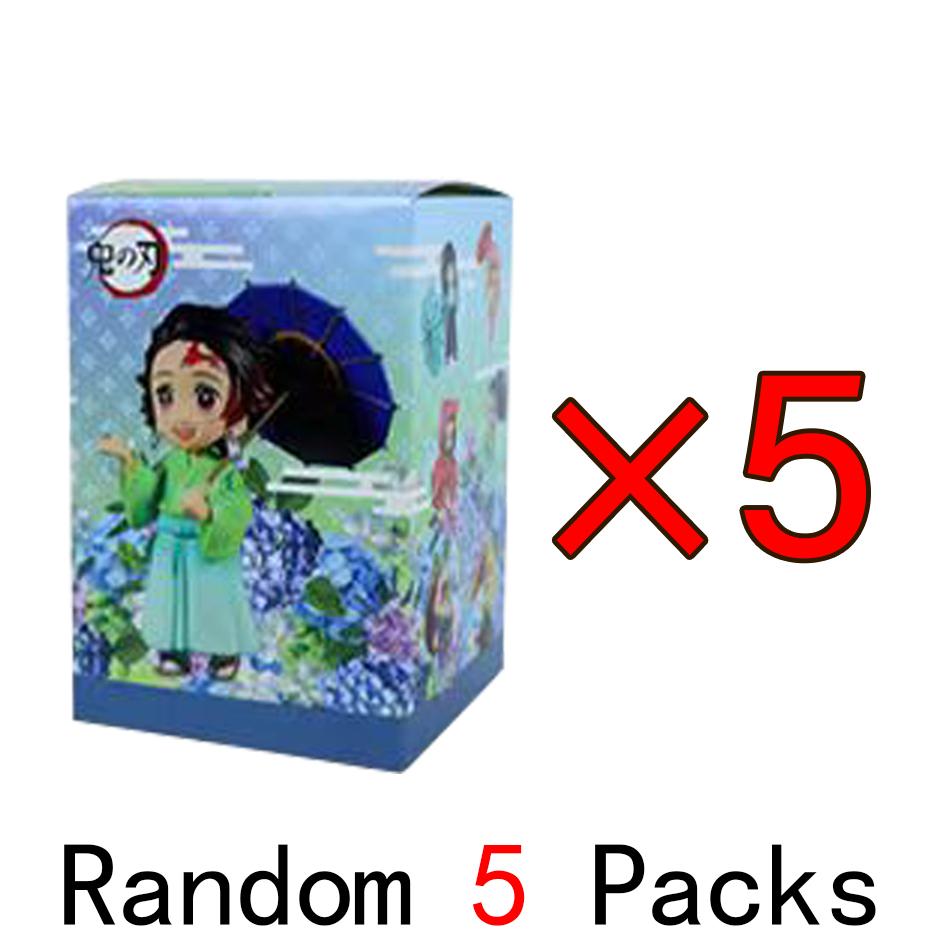 Animation 6Pcs/Kit Q Version Demon Slayer Boxed Action Figure Miniature Figurine Decoration Piece Attachment Animation Design Adorable Decoration